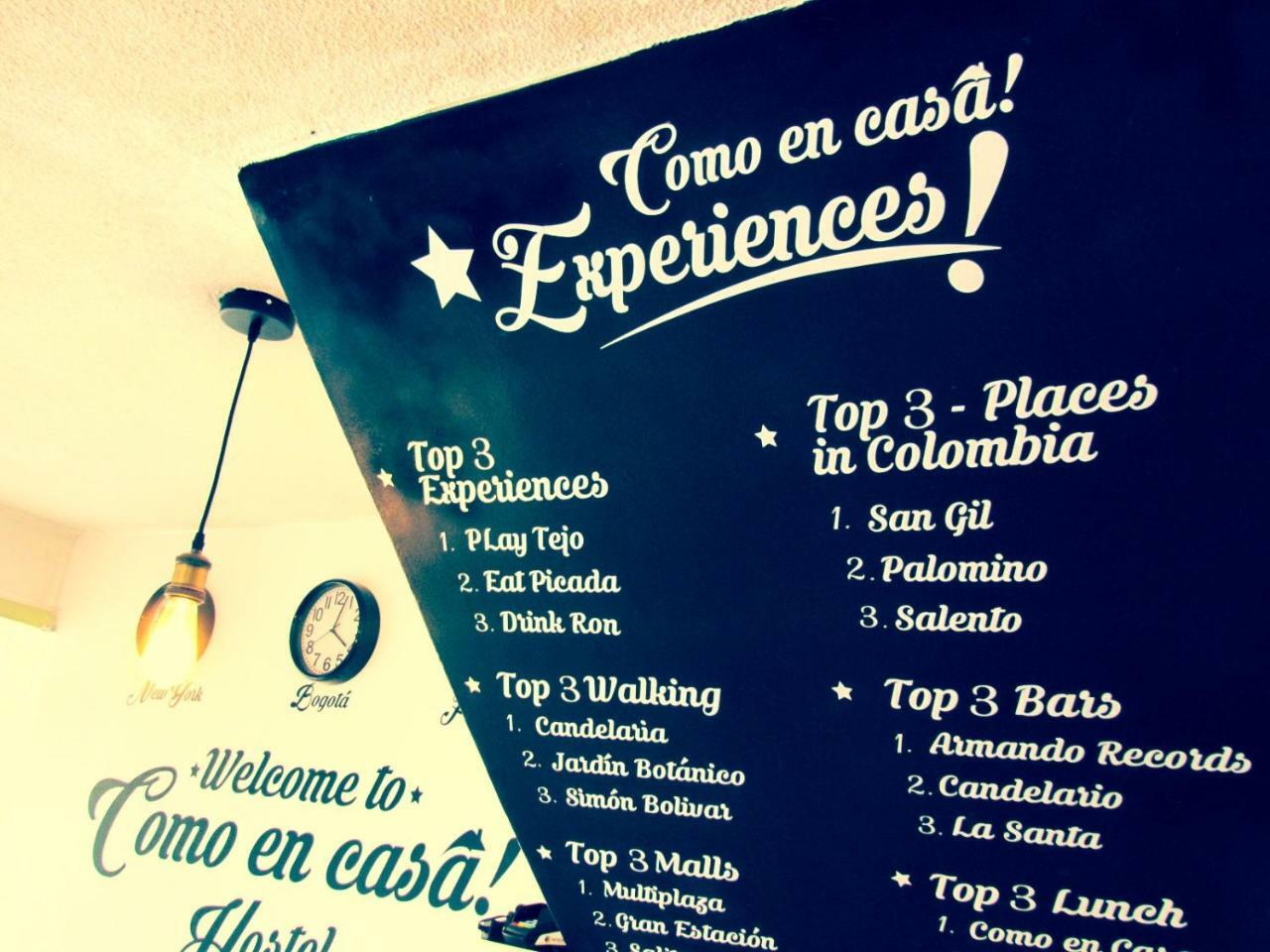 Como En Casa! Restaurante Y Hostal Богота Экстерьер фото